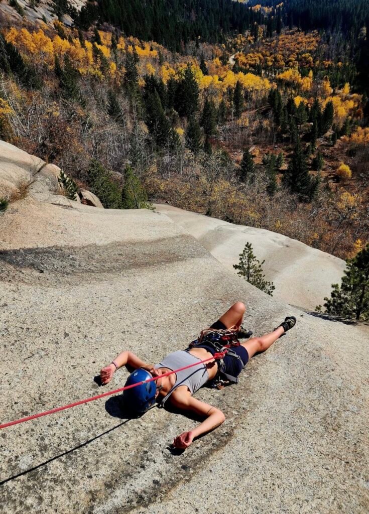 Rock climbing in Lost Creek